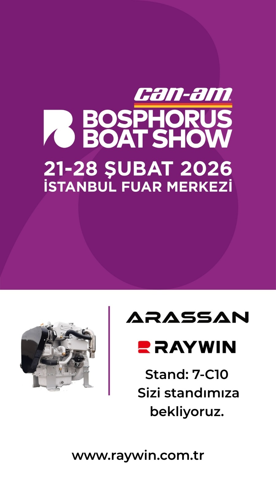2026 Yılı Raywin Marin Motorlar Sergisi